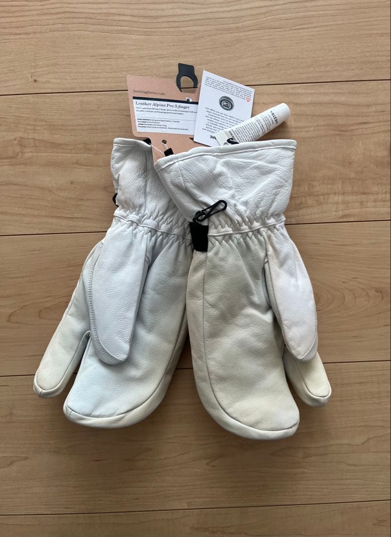 Hestra Leather Alpine Pro 3-finger サイズ8