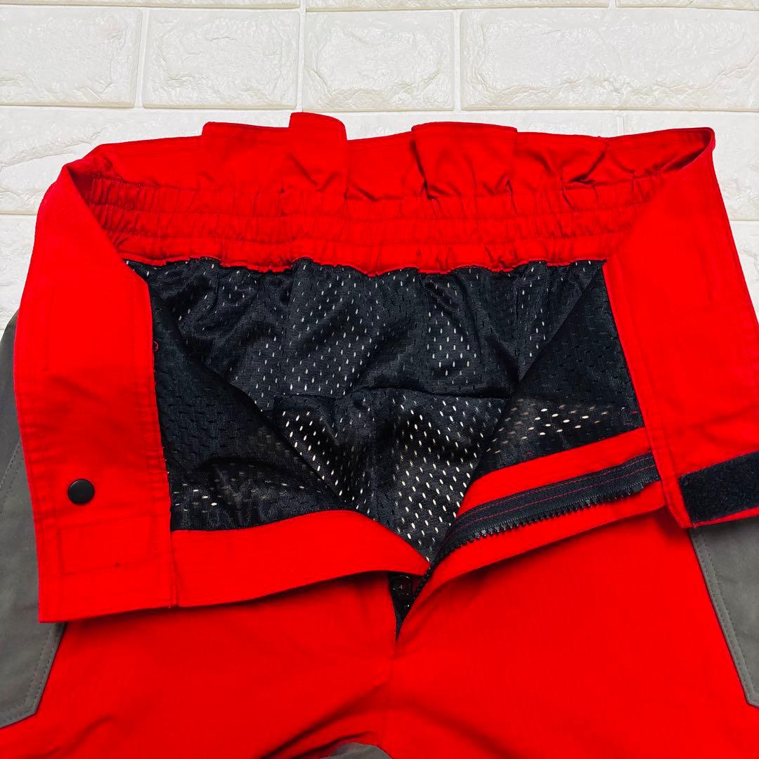 メローズ❤スノーパンツ S 赤グレー GORE-TEX 防水 スキー Y2K
