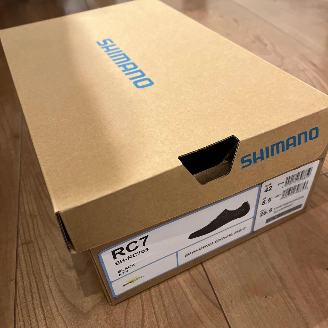 シマノ ロードシューズ RC7 ブラック SH-RC703 42インチ 元箱あり