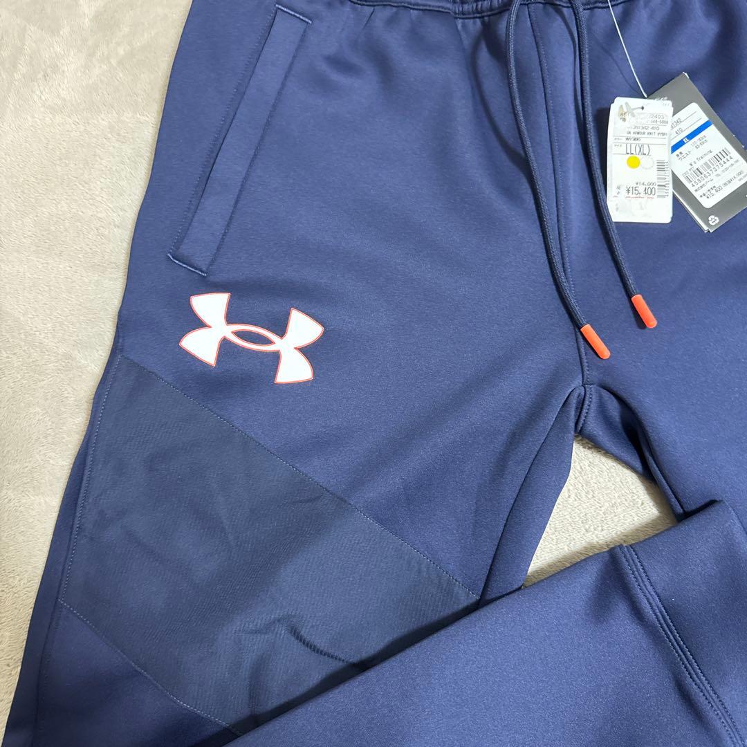 UNDER ARMOUR ネイビー ジャージパンツ XL