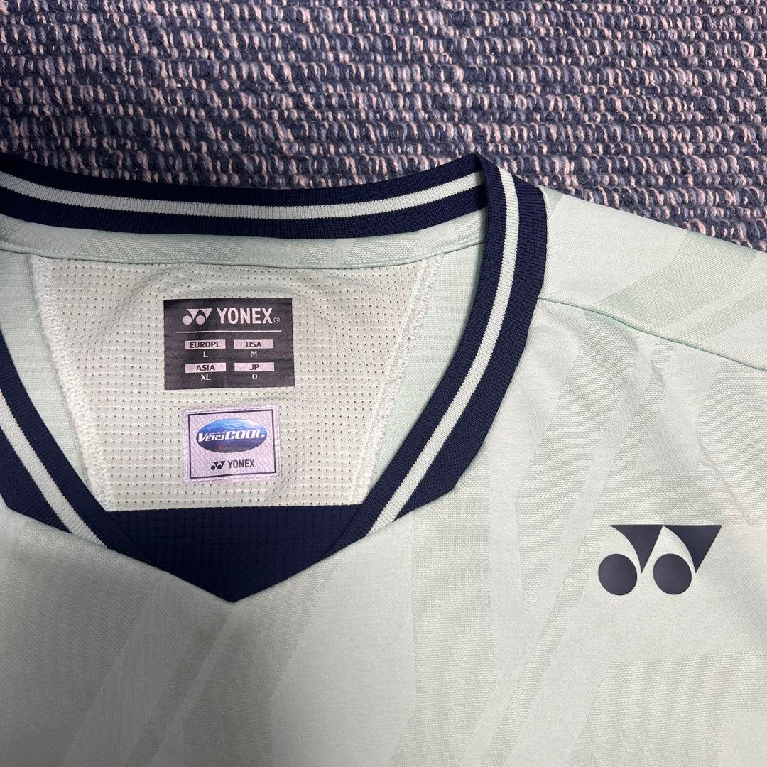 YONEX テニス Tシャツ Oライトグリーン