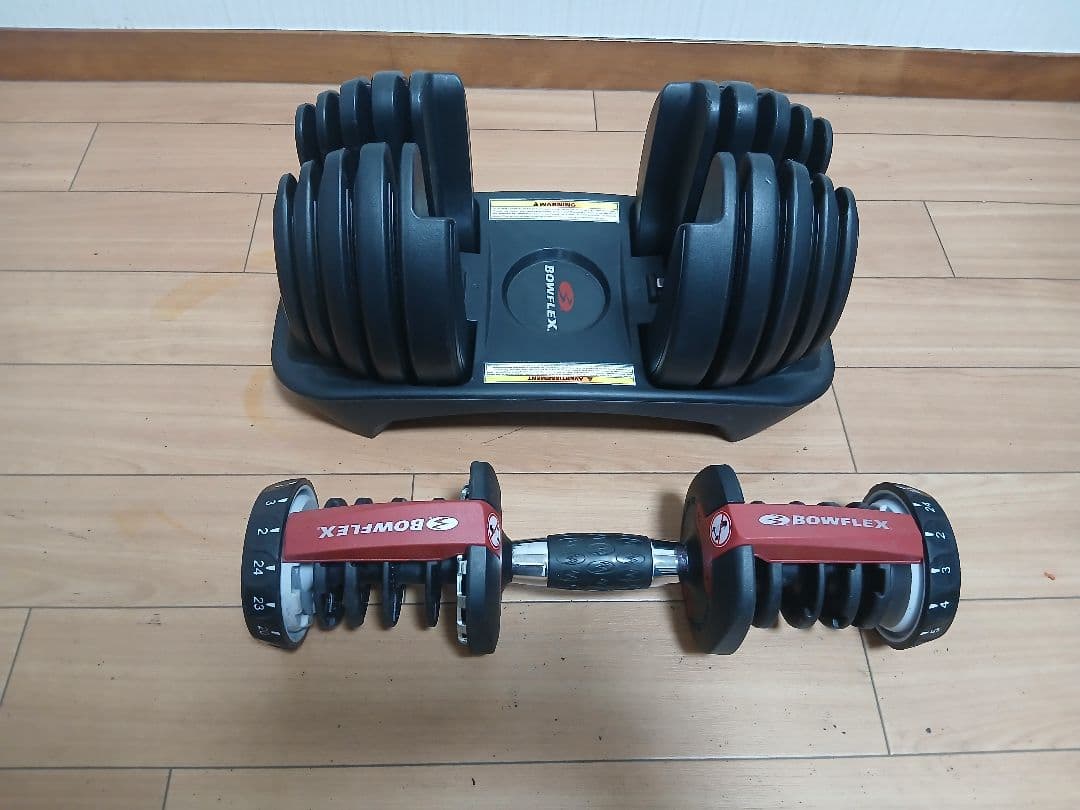 Bowflex ボウフレックス　可変式ダンベル 24kg x 1個