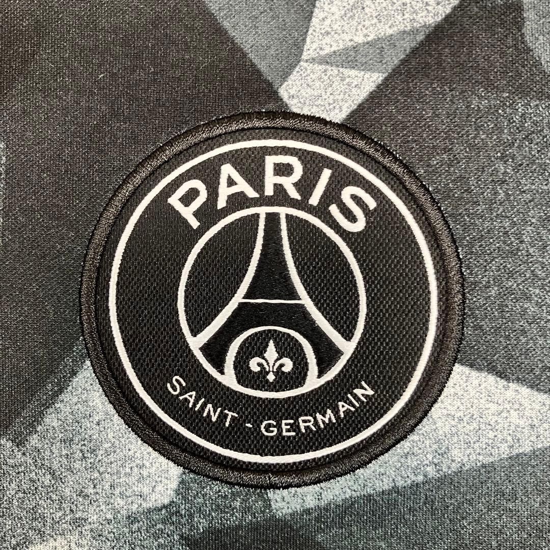 NIKE パリサンジェルマン PSG 長袖ドリルトップ 古着 刺繍ロゴ ブラック
