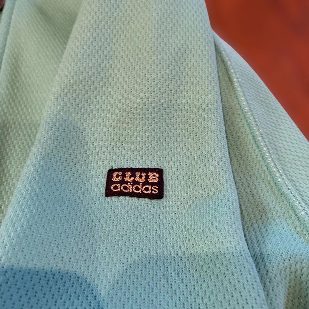 adidas ジャージ上下セット　アディダスクラブ　ビンテージ　ターコイズブルー