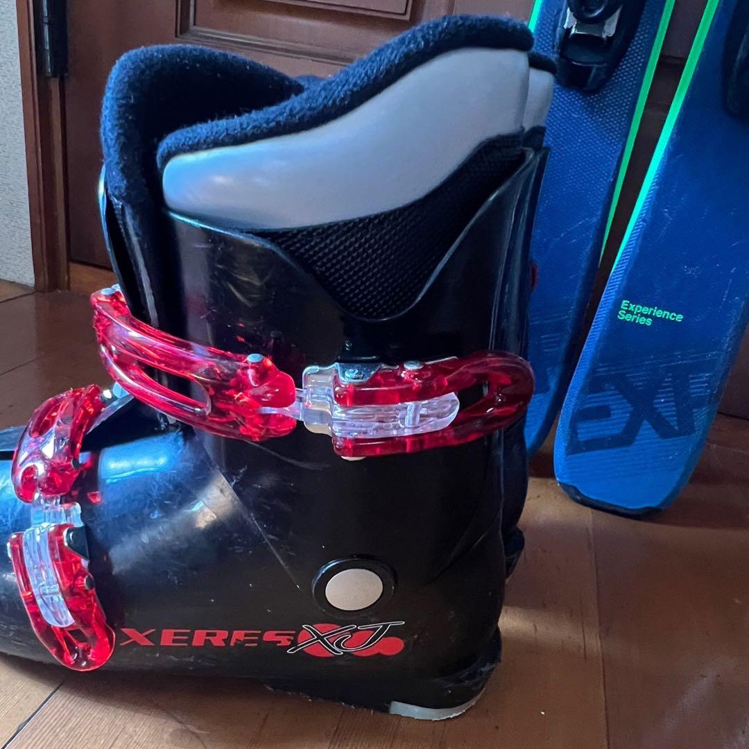 【収納袋付き】ロシニョール キッズ スキーセット板116cm/ブーツ21cm