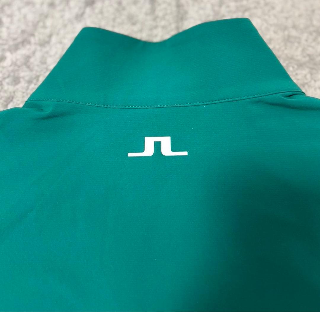新品 J.LINDEBERG 半袖シャツ モックネック ハーフジップアップ L