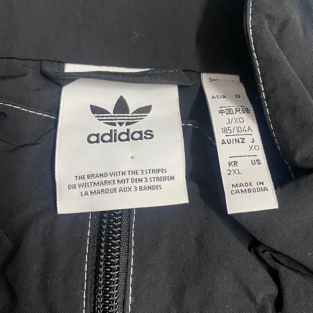 アディダス 黒 サマーバスケットボール ウインドトップ セットアップ 2XL