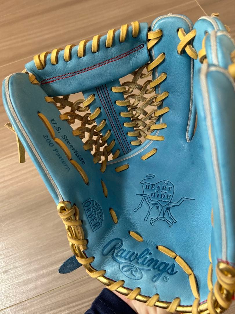 【Rawlings】マーカスストローマン風 軟式右投げ投手用　オーダーグラブ