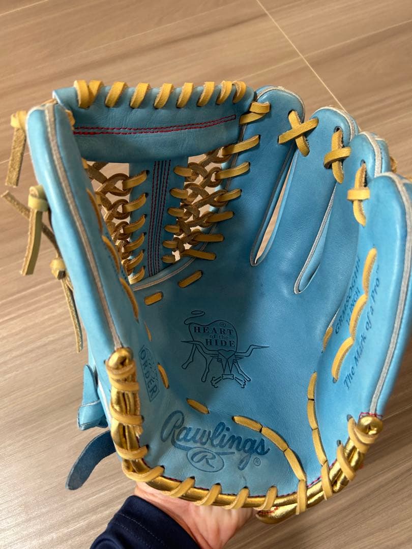 【Rawlings】マーカスストローマン風 軟式右投げ投手用　オーダーグラブ