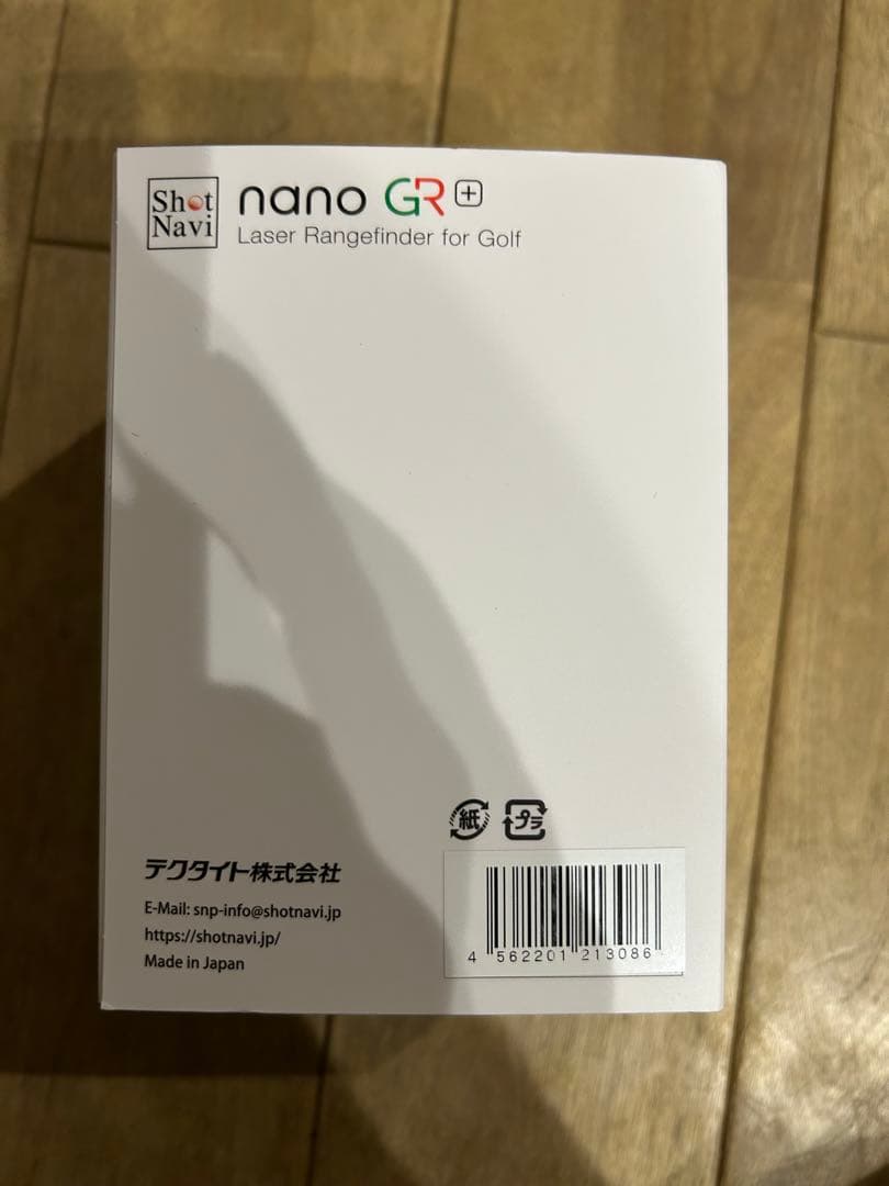 新品　ショットナビ　nano GR+ ホワイト　Laser Sniper