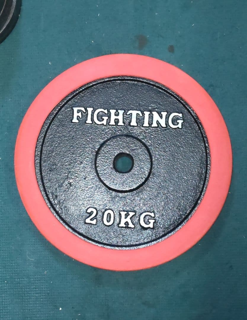 専用ページ FIGHTING ダンベルプレート 20KG 赤