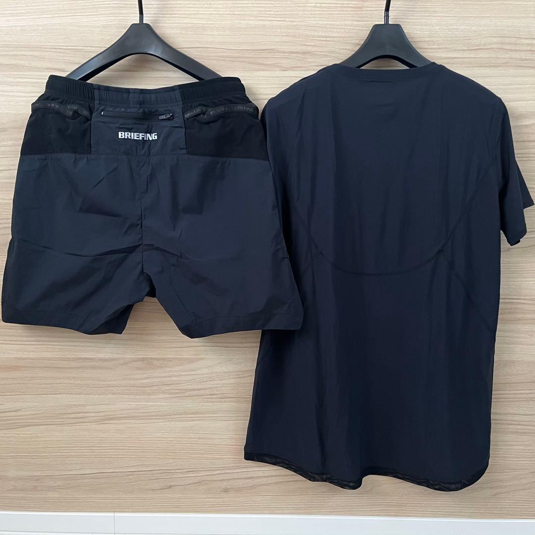 新品★41,800円BRIEFING 黒セットアップ シャツ＆パンツ レディース