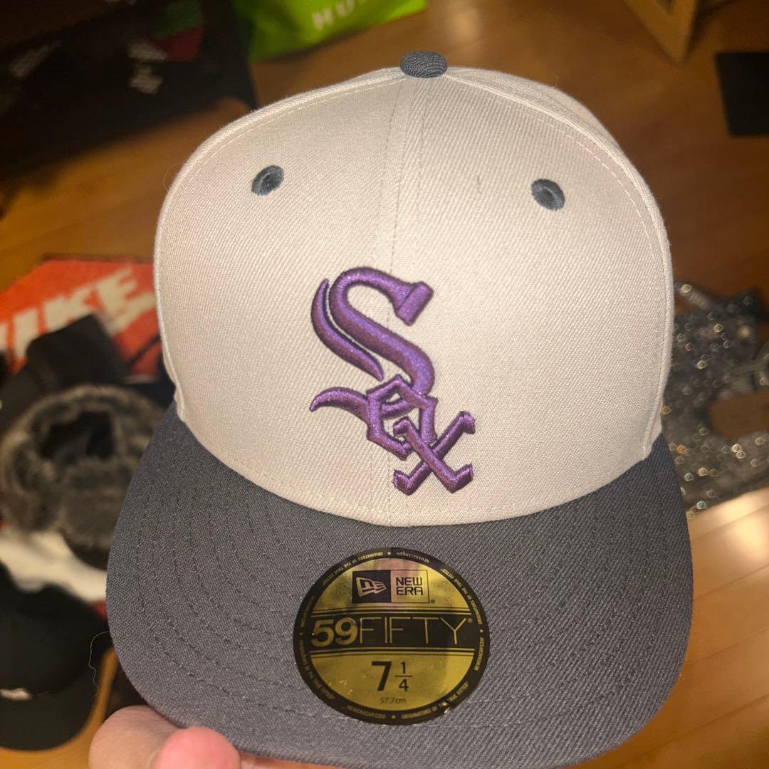 New Era LAファー付きキャップ 7 3/8