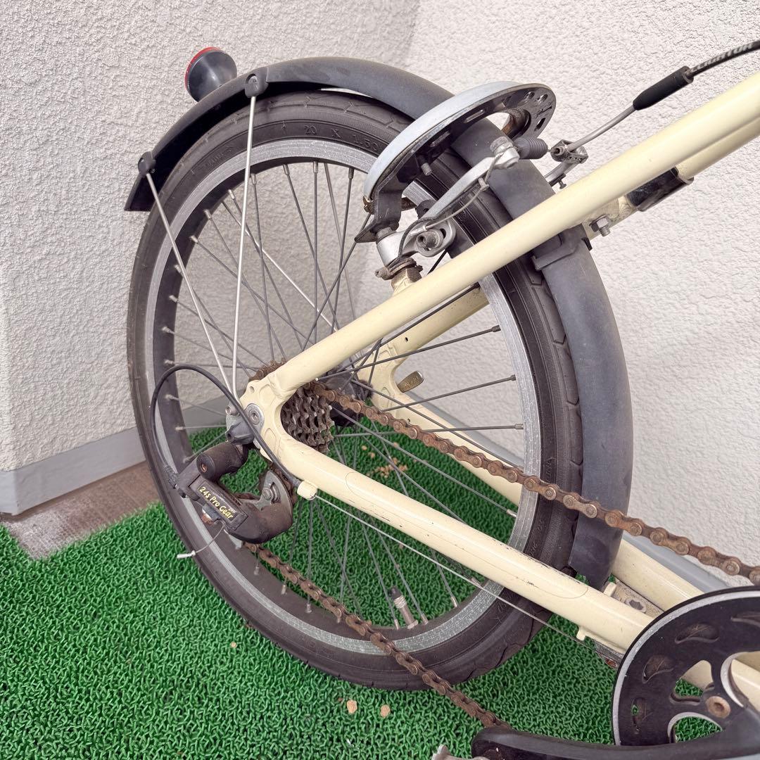 【たのメル便専用】PEUGEOT 自転車 クリーム色 バスケット付き