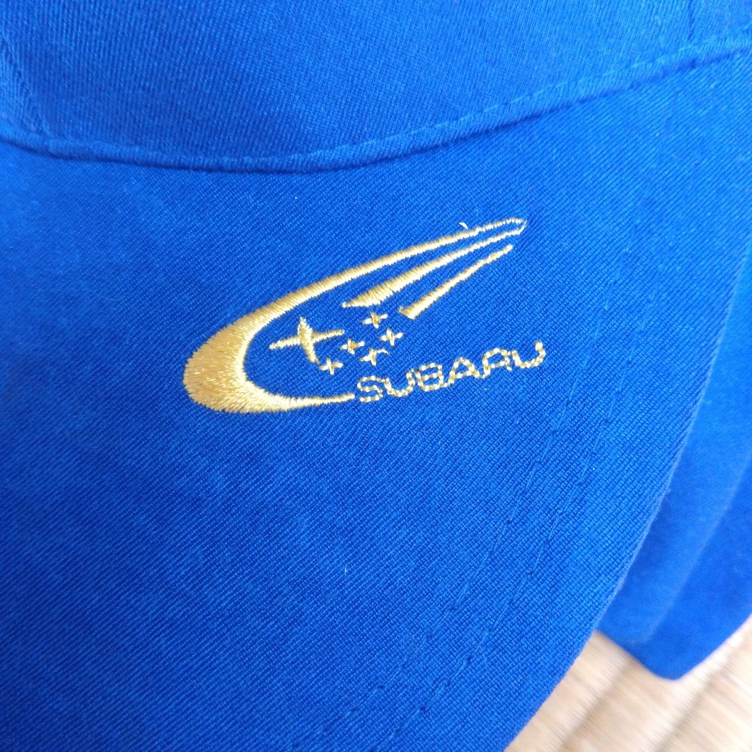 SUBARU キャップ 青色 　野球帽７点調整可能