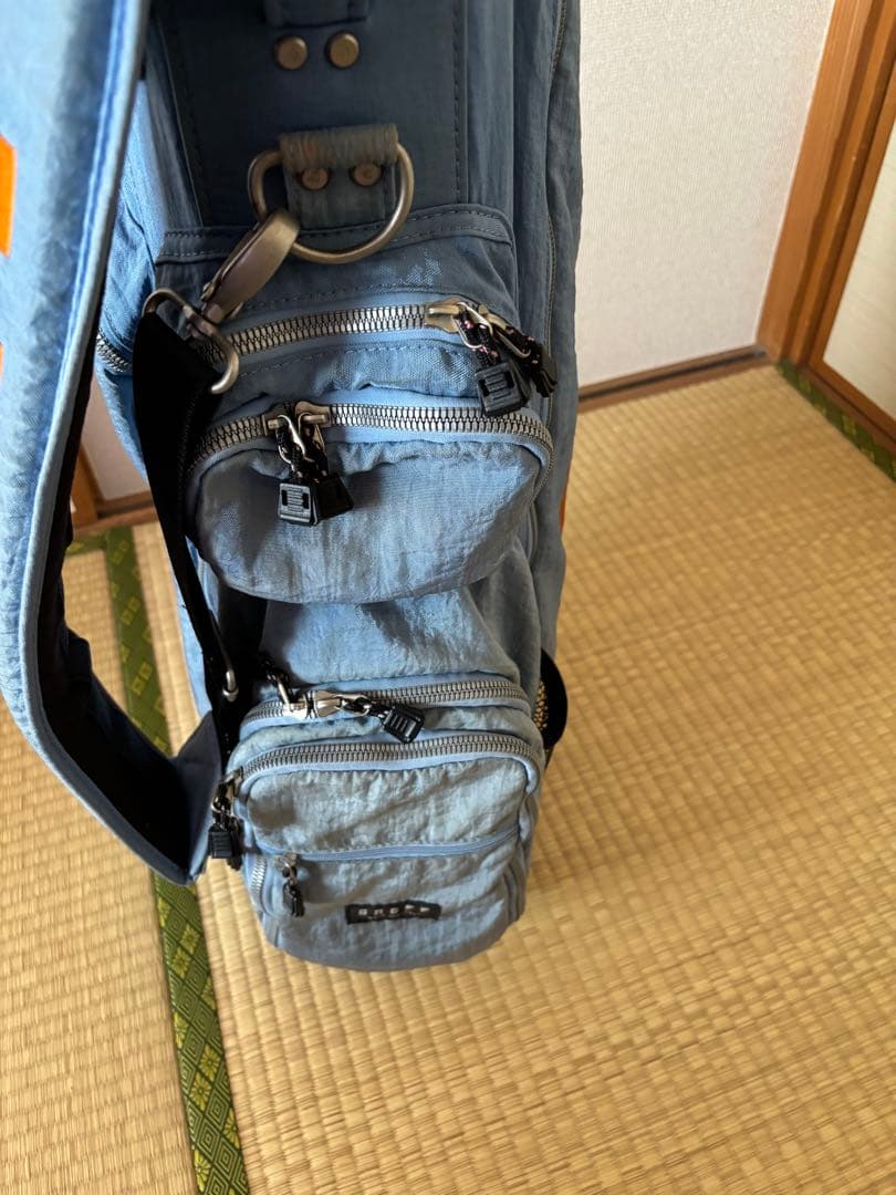 onoff スタンドバッグ 青