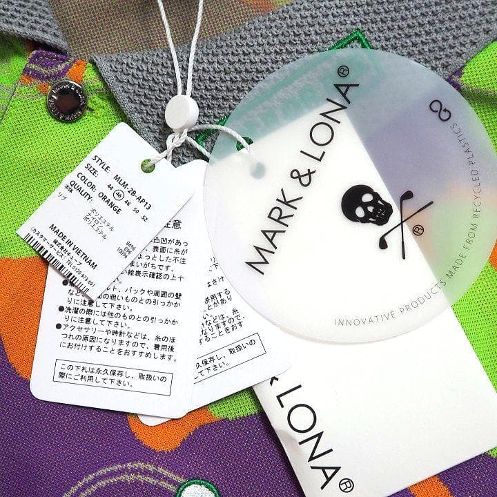 新品 MARK & LONA マーク＆ロナ 派手カモ柄 ポロシャツ サイズ46