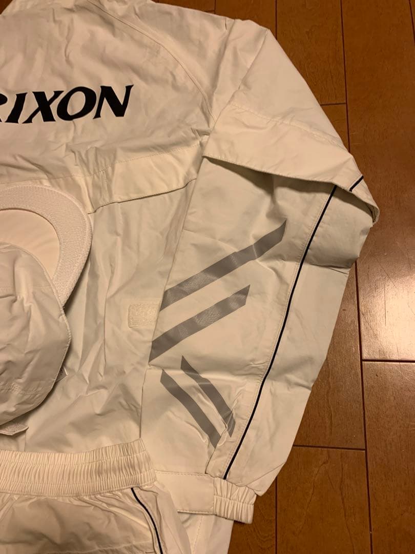 SRIXONレインウェア3点セットサイズM (収納袋付き) ホワイト