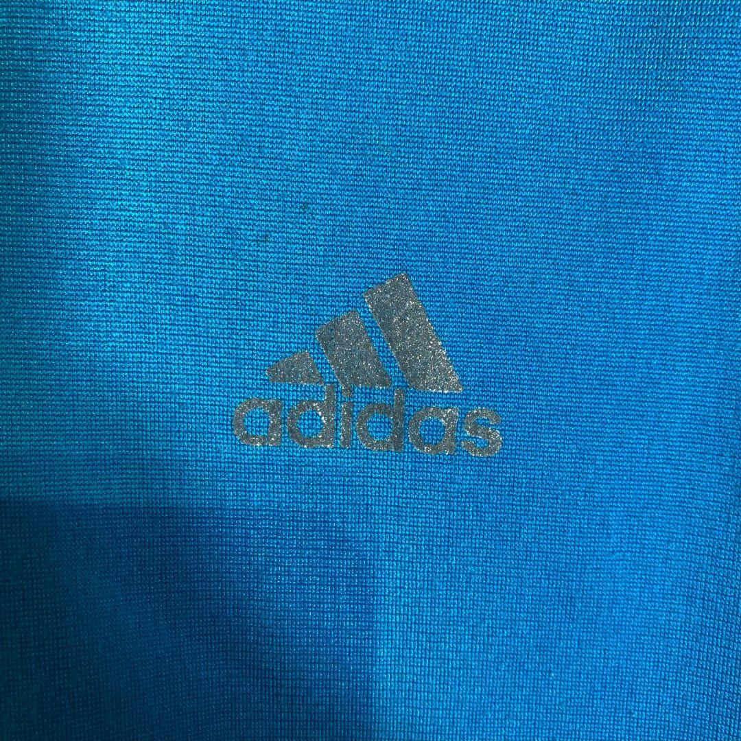 adidas 青 ジャージ ジャケット