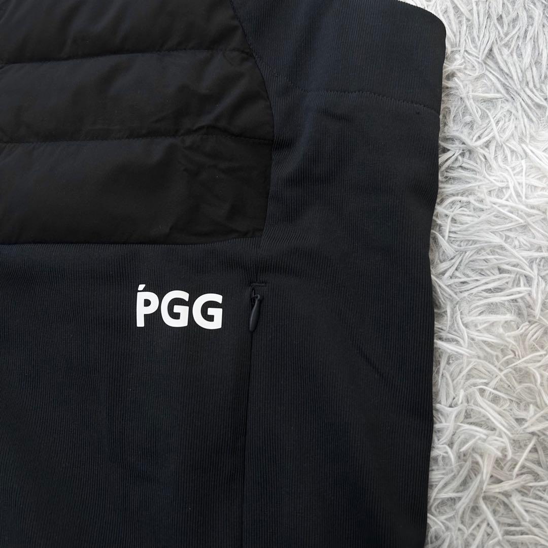 新品　PGG パーリーゲイツ　ベスト　中綿　ネイビー　フルジップ　サイズ5