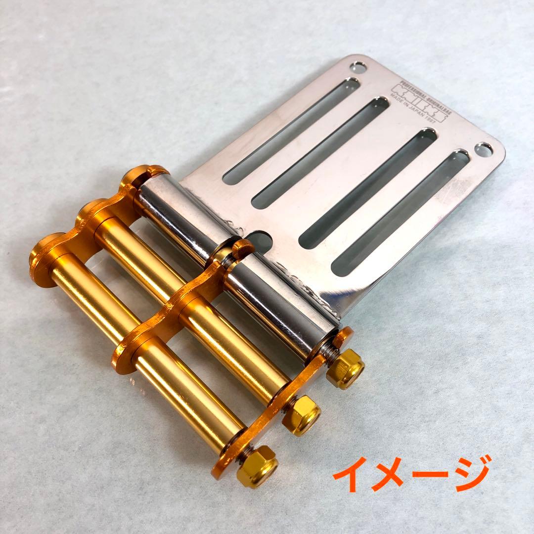 ベルトループ対応 ニックス風腰道具カスタムチェーン浅型ワッシャー仕様ゴールド４組