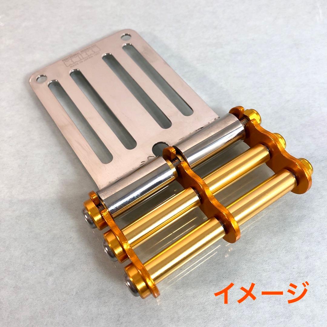 ベルトループ対応 ニックス風腰道具カスタムチェーン浅型ワッシャー仕様ゴールド４組