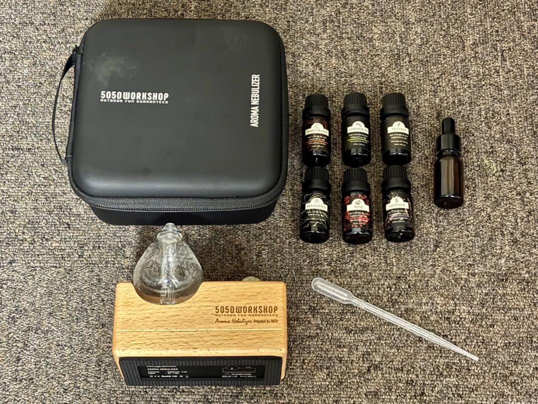 美品　5050 WORKSHOP AROMA NEBULIZER アロマオイル付