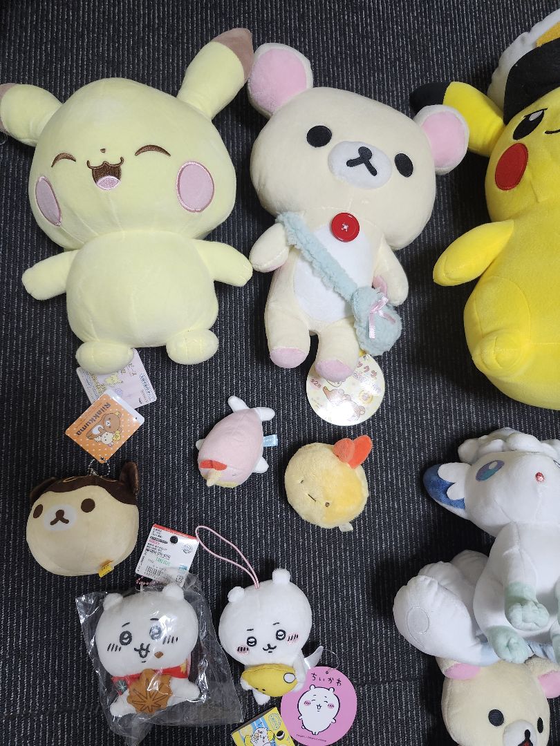 キャプテンピカチュウ　ポケモン　ちいかわ　リラックマ　指人形　まとめ売り