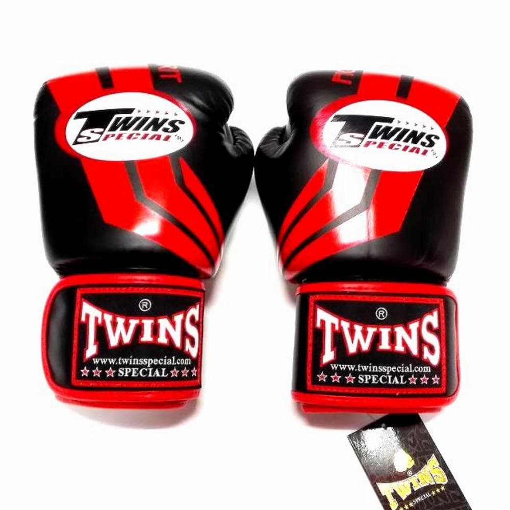 新品 正規 TWINS 本格ボクシンググローブ 本革製 サイズ選択 Fs黒赤