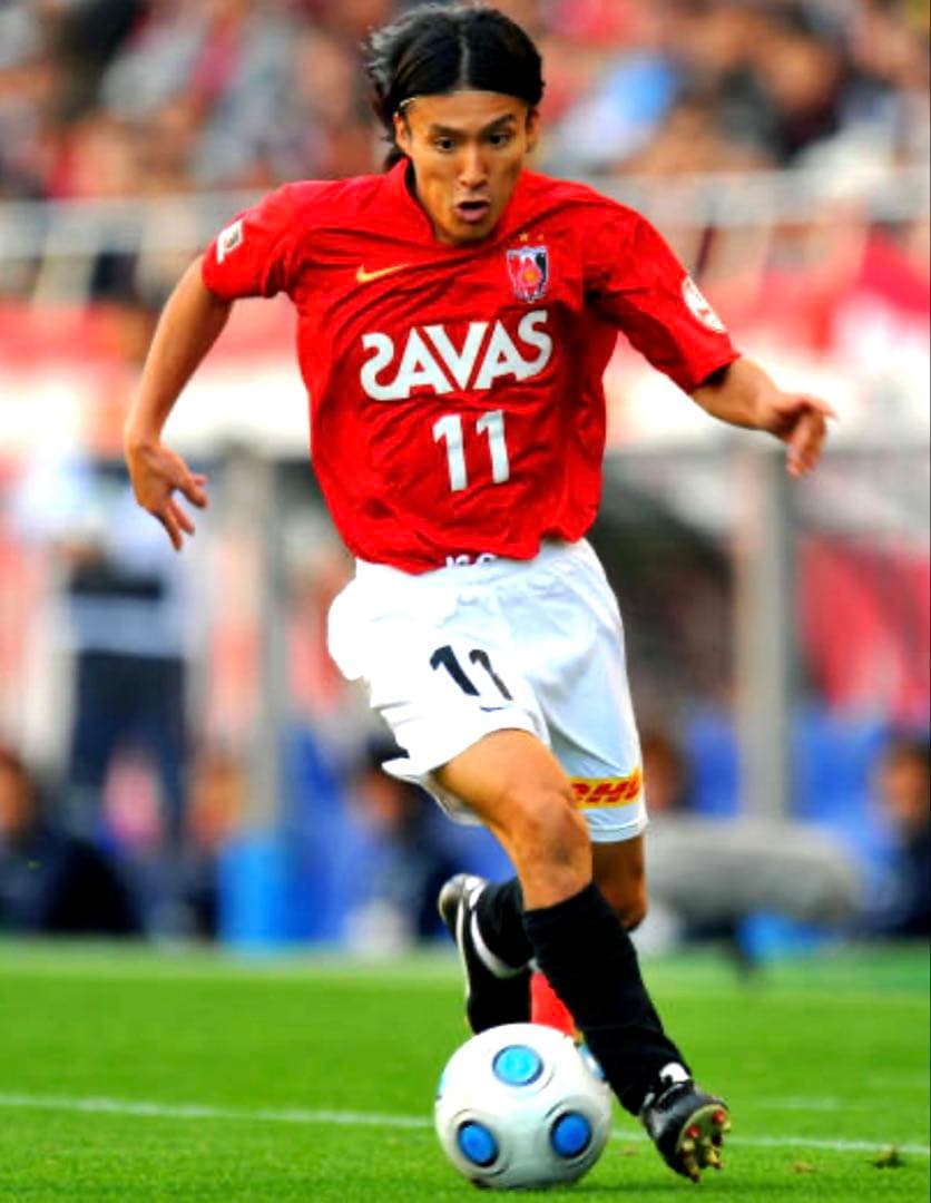 NIKE 浦和レッズ 2009 #11 田中達也 ホーム ユニフォーム 長袖 L