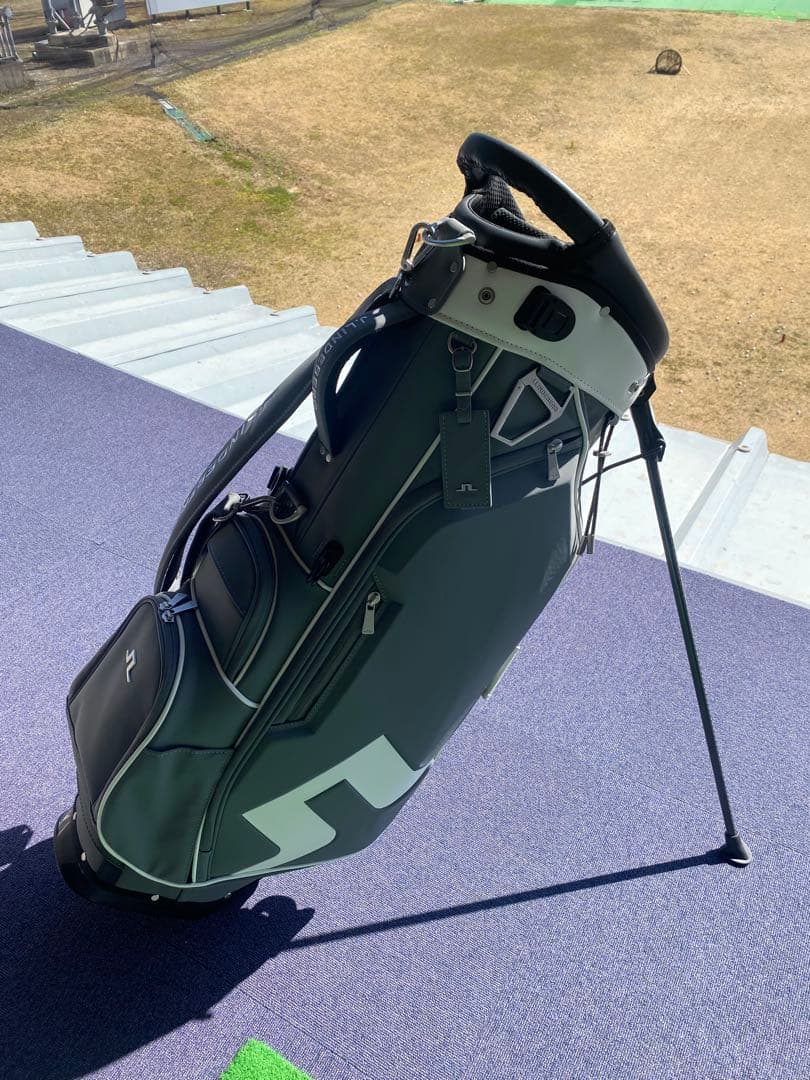 美品❗️ Ｊ.LINDEBERG キャディバッグ　スタンドバッグ　グレー
