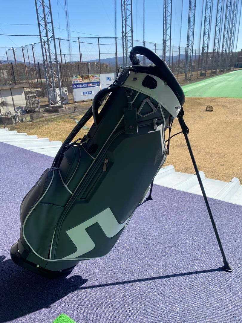 美品❗️ Ｊ.LINDEBERG キャディバッグ　スタンドバッグ　グレー