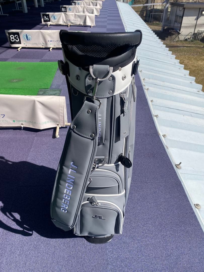 美品❗️ Ｊ.LINDEBERG キャディバッグ　スタンドバッグ　グレー