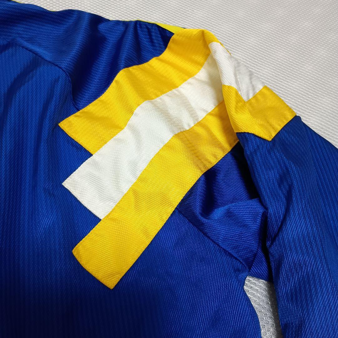 アディダス　ナイロンジャケット　デサント90s スウェーデンカラーサッカー