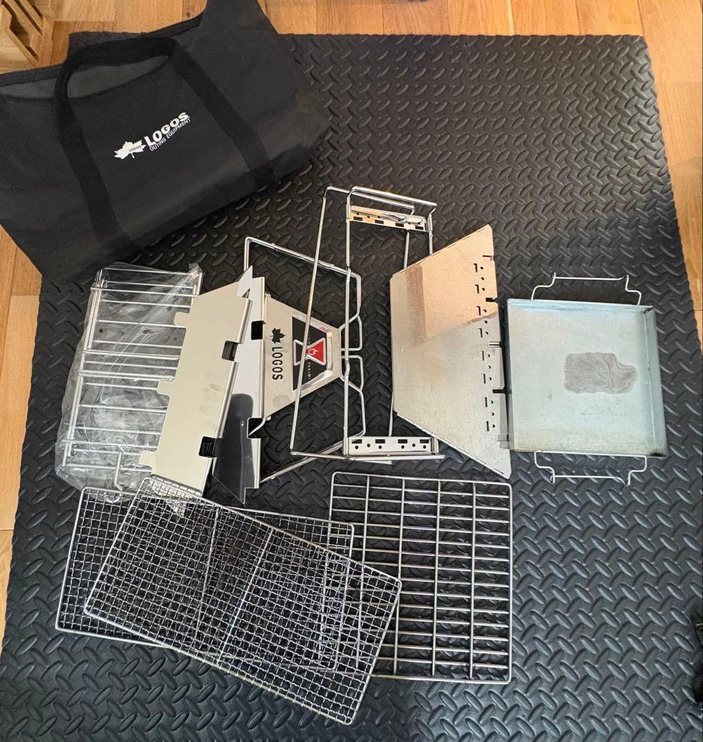 【美品】LOGOS 焚き火台 収納バッグ付き