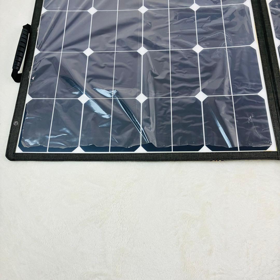 suaoki 100W ソーラーチャージャー 折りたたみ ソーラーパネル 防災