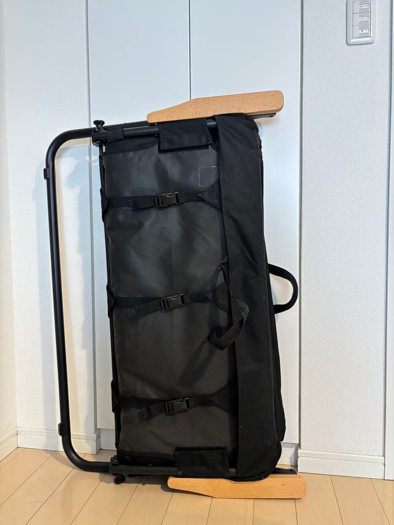 【美品】DOD 2人掛け折りたたみチェア（グッドラックソファ）_ブラック