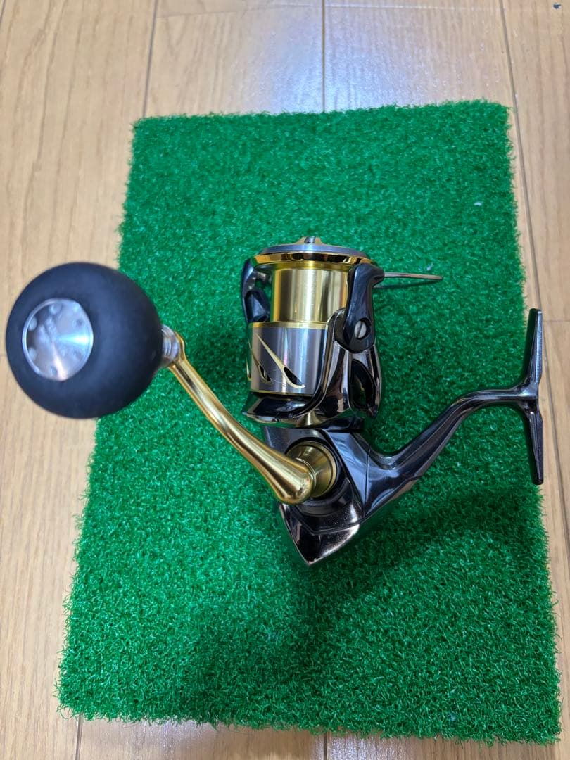 シマノ 14ステラ4000XG➕夢屋EVAラウンドハンドル