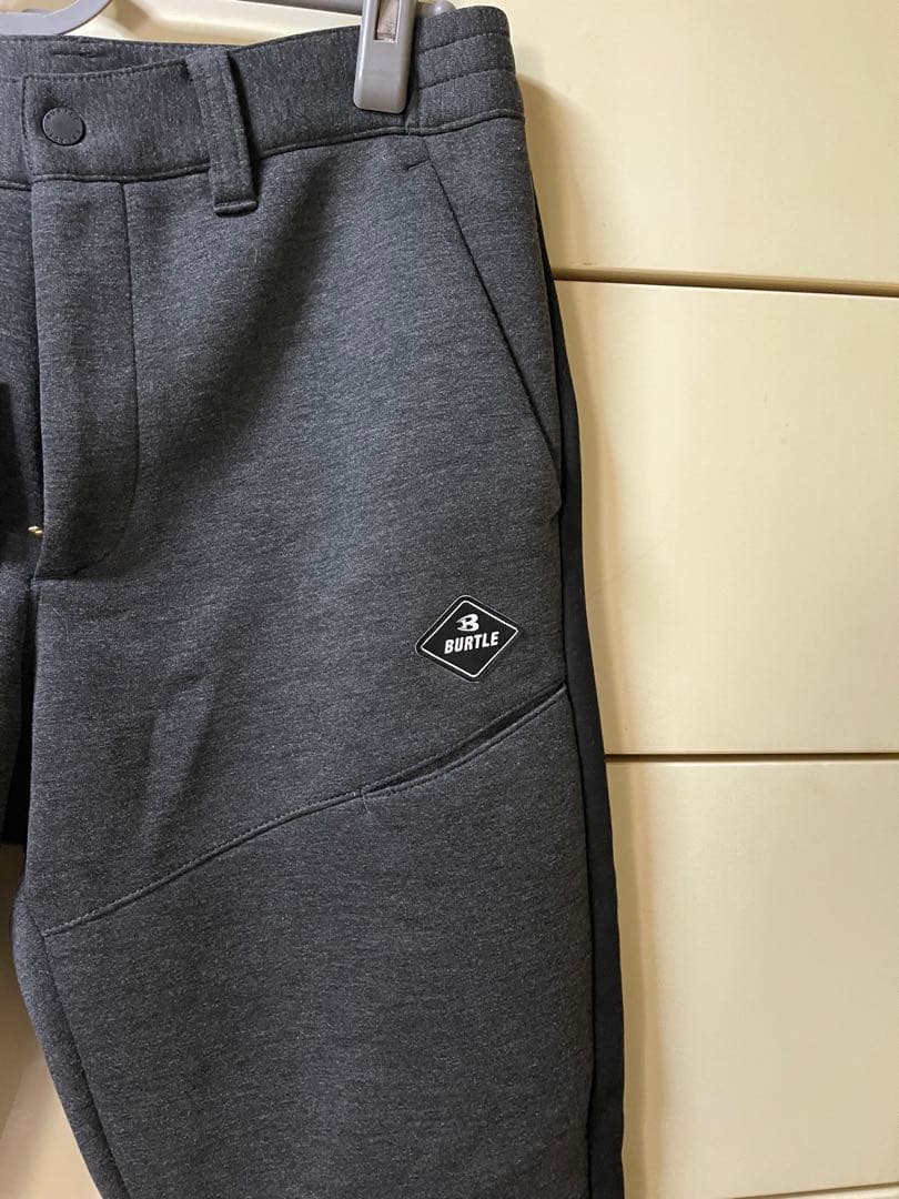 BURTLE フード付きエアーテックフーデイ、パンツ上下セット チャコールグレー