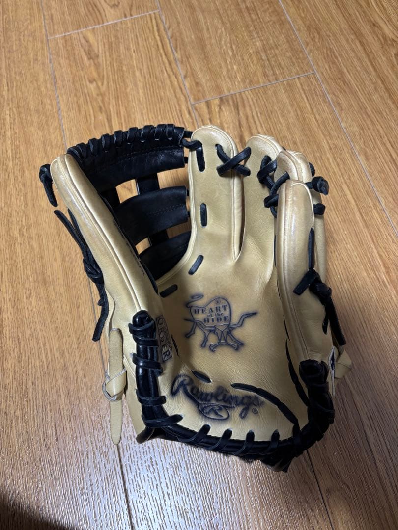 Rawlings 軟式グローブ　オーダー　内野手用　グラブ袋付き