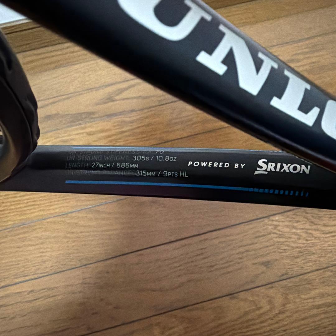 DUNLOP FX500 テニスラケット 黒/青