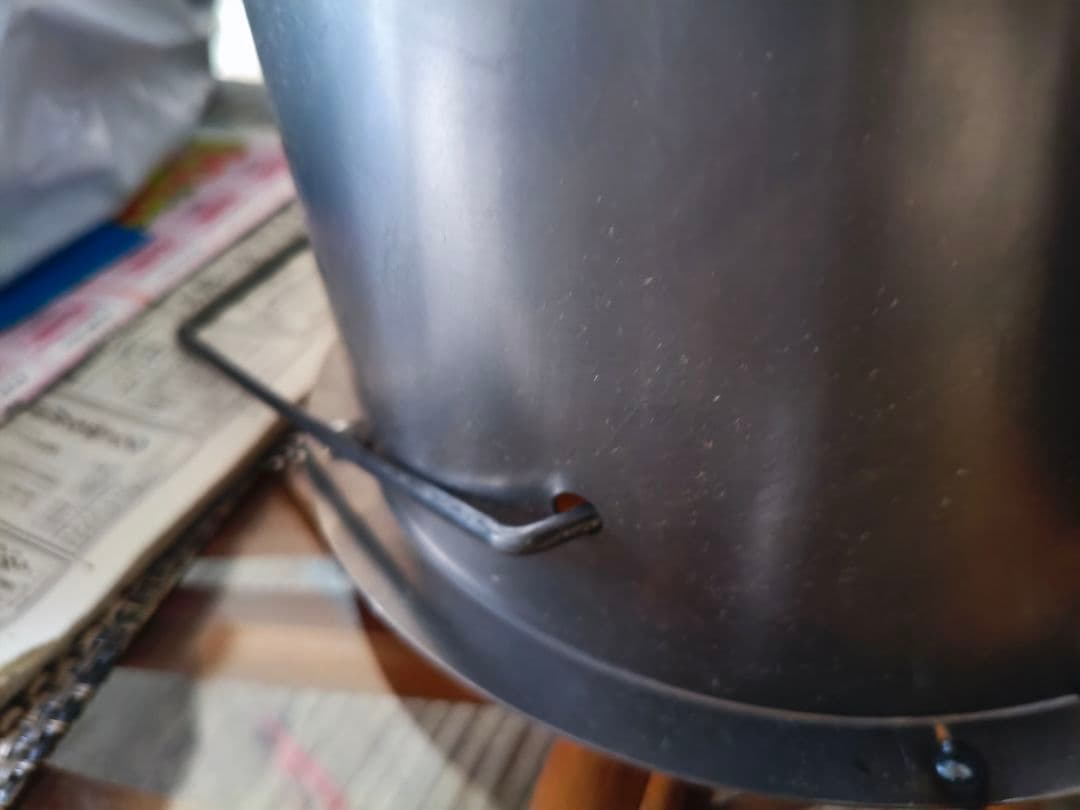 No4.高耐久ステンレス網付／縦約27×横約25cmカマド／焚き火台／良い作り