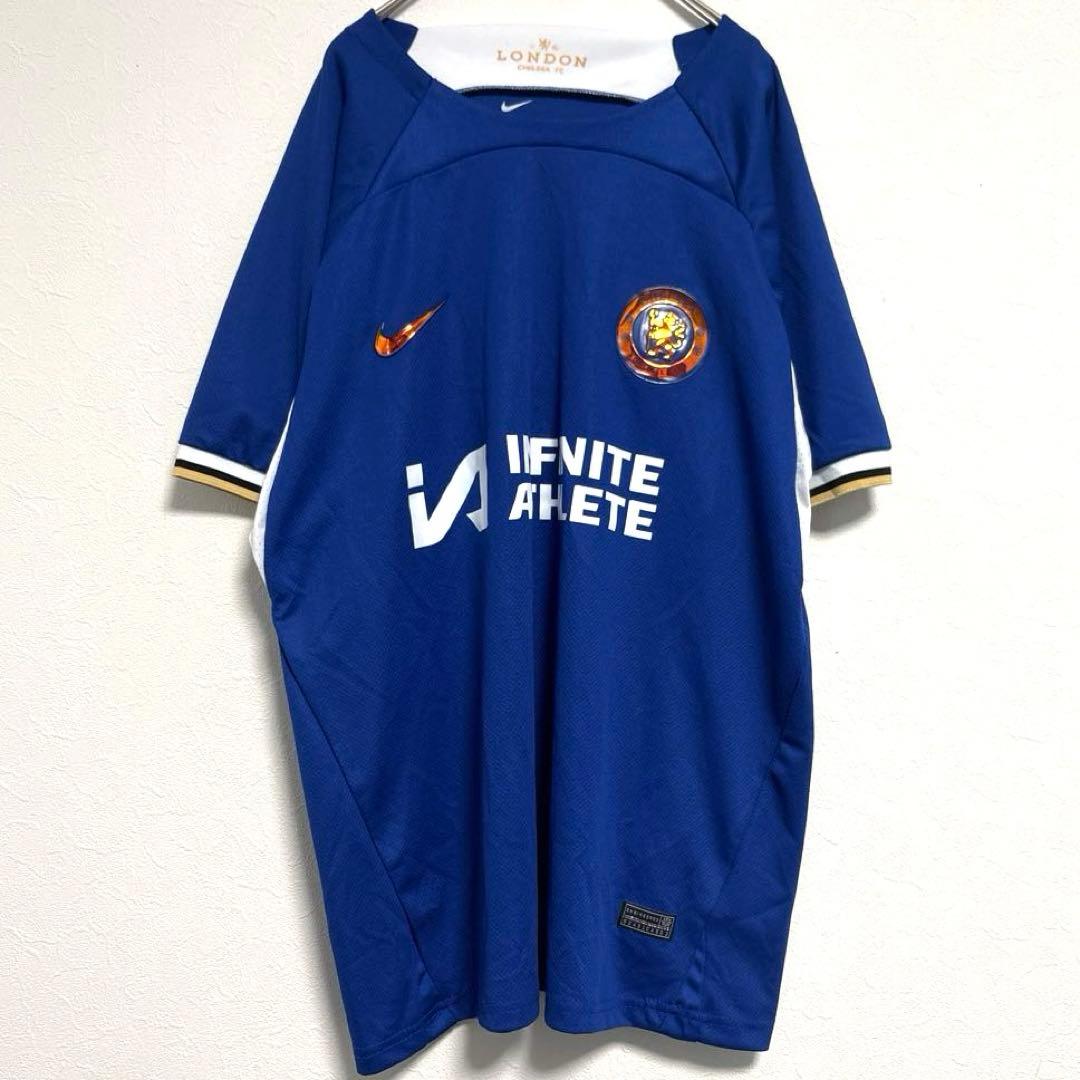【正規品】FCバルセロナ ゲームシャツ L NIKE 青×エンジ ドリルトップ