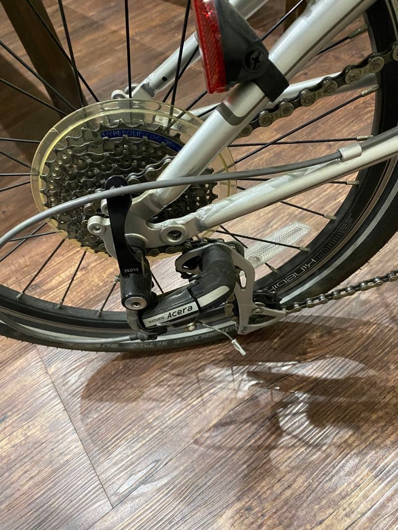 ダホンSPEED P8 折りたたみ自転車 シルバー　美品！色々付いてます❗️