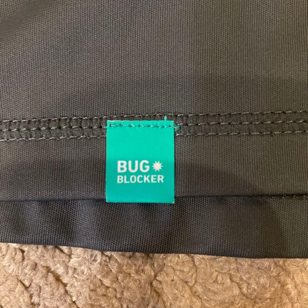 ダイワDE-5224 BUG BLOCKER フルジップシャツ チャコールM