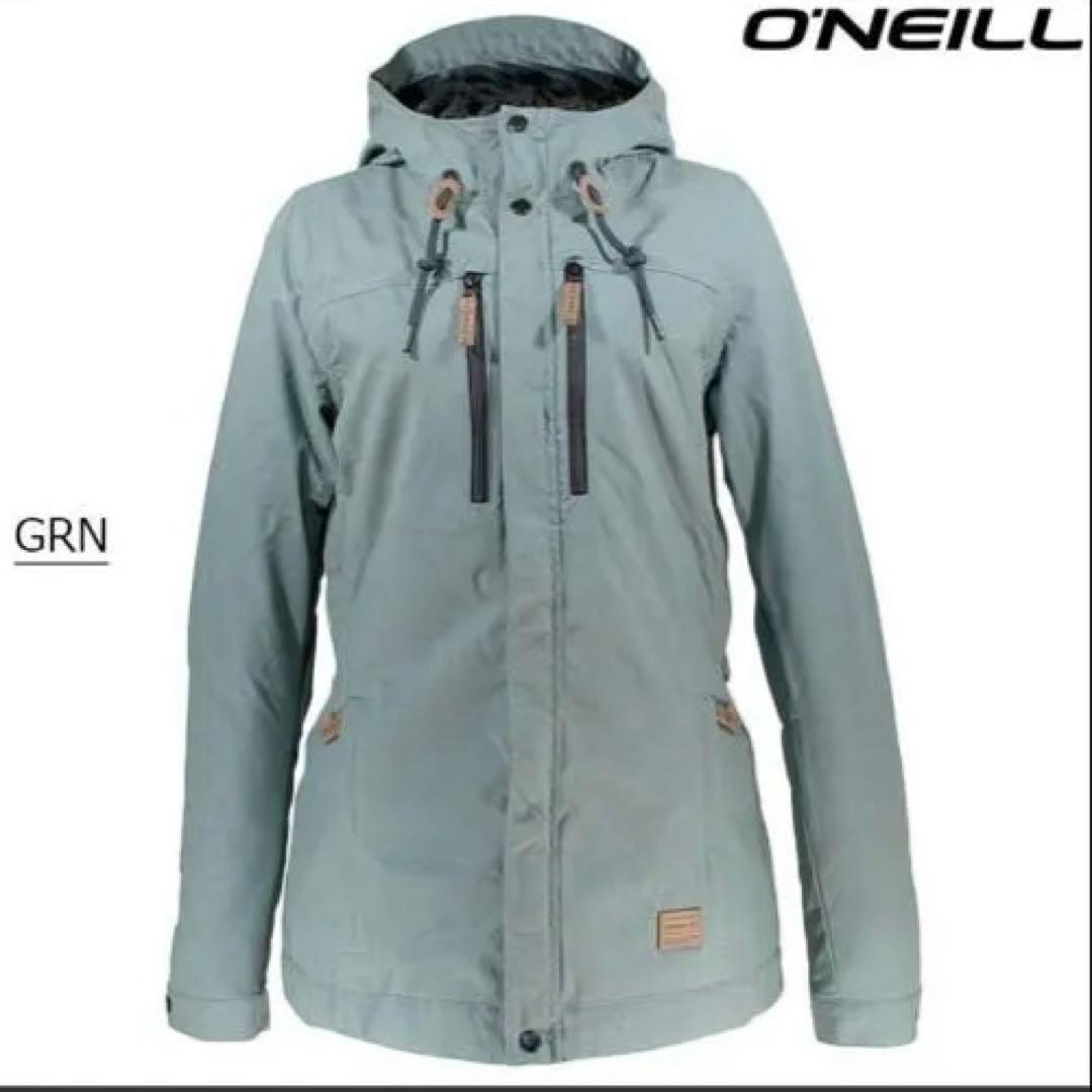 ONEILL グリーン ジャケット パンツセットスキースノーボードウェア　 XL