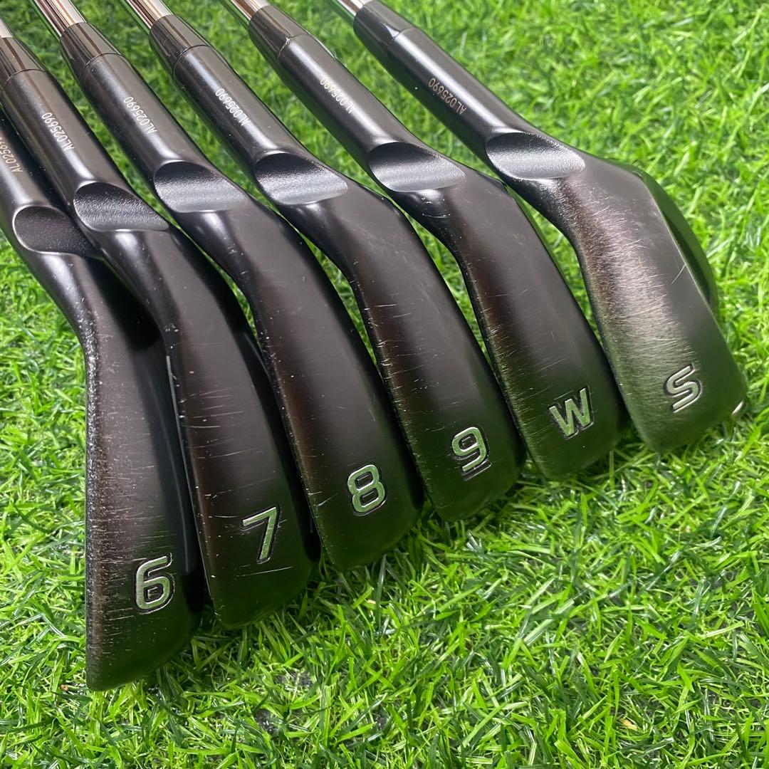 PING G710 アイアンセット 6本 S 右 ブラックドット クラブ メンズ