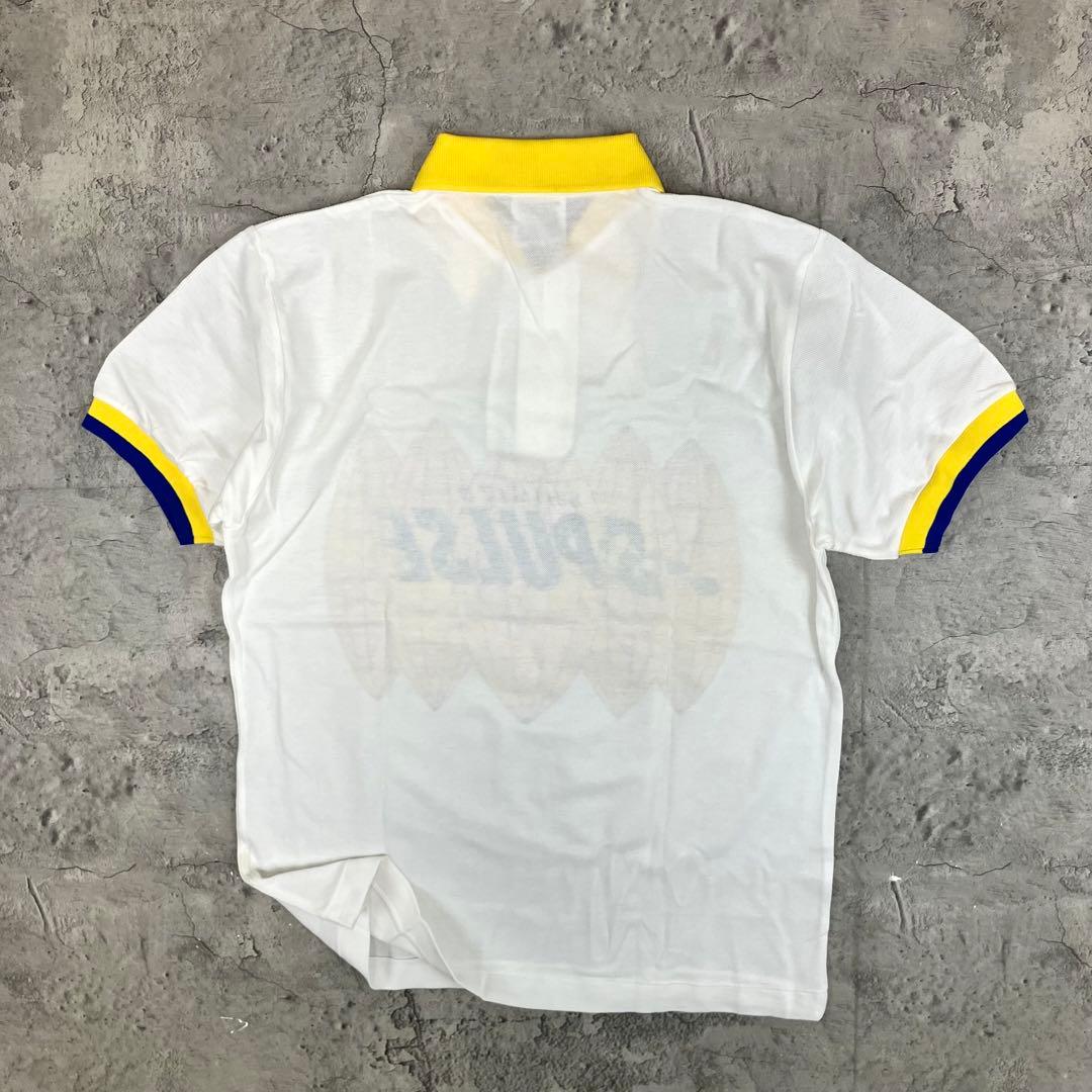 90s 清水エスパルス S-PULSE ポロシャツ 古着 レトロ ホワイト M
