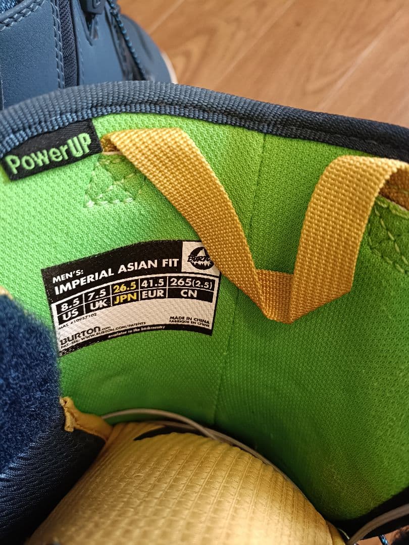 Burton IMPERIAL imprint3 スノーボードブーツ 青/黄色