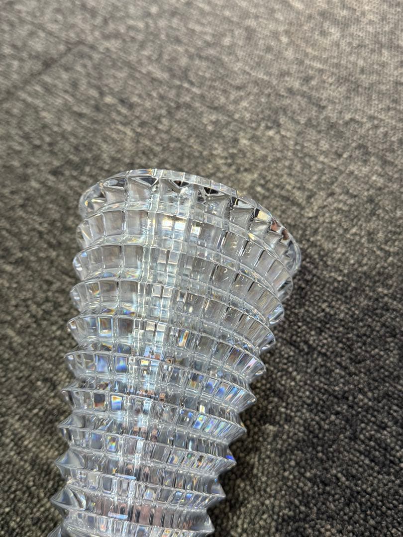 【極美品】 バカラ フラワーベース S 花瓶 クリスタルガラス 国内正規品